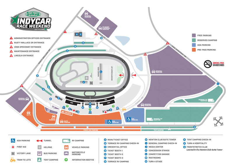 Iowa Venue Map