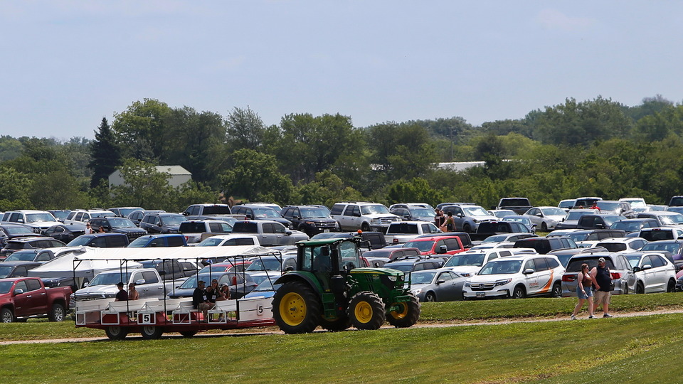 Parking at Iowa Speedway